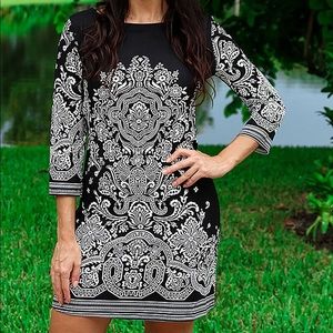 Black and white dress